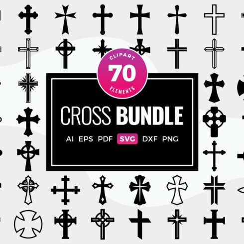 Cross SVG Bundle Christian Designs | Master Bundles