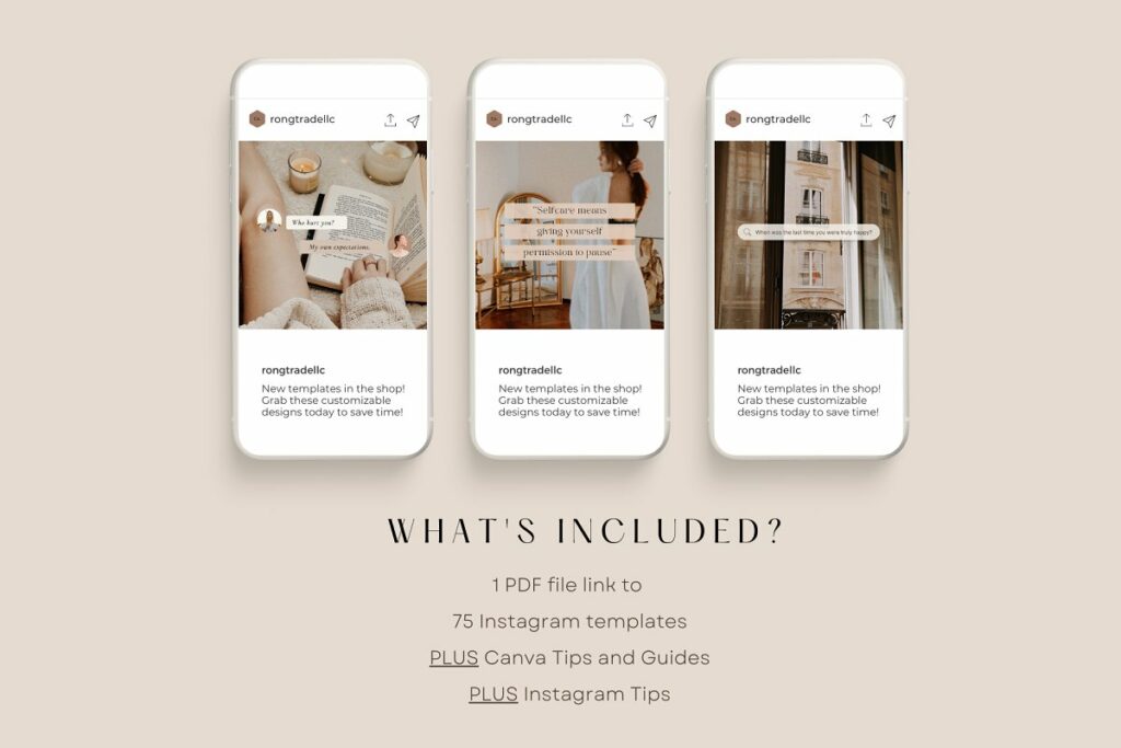 Quote Instagram Post Template – MasterBundles