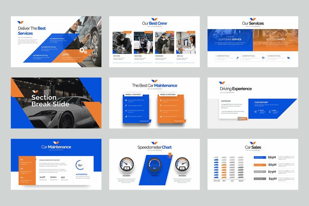 Automotica Powerpoint Presentation – MasterBundles