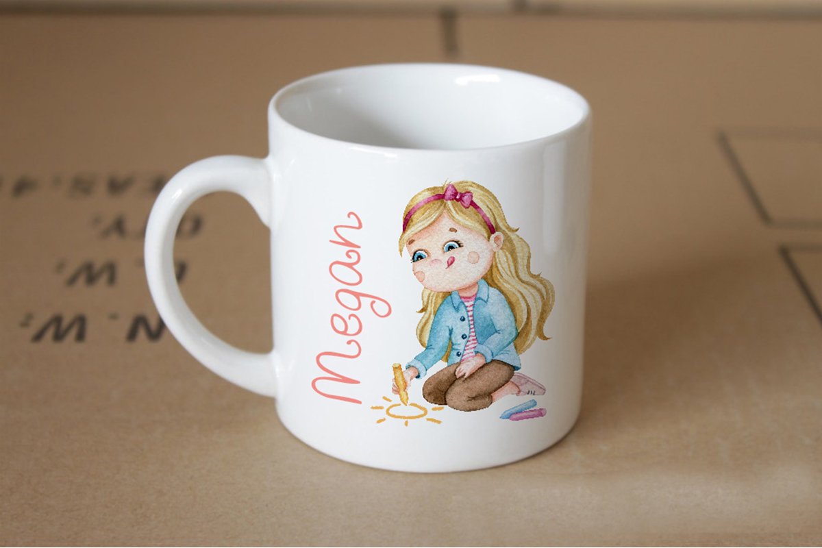 Little girl Megan - cup preview.
