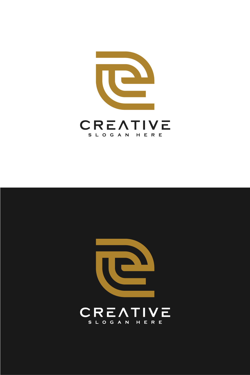 Letter E logo Design Template pintetrest