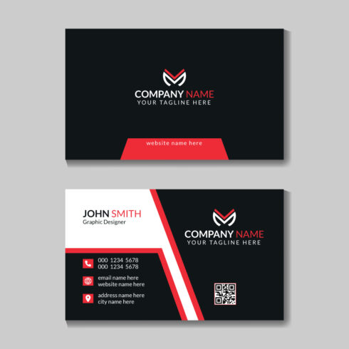 4 Modern Business Card Design Bundle - MasterBundles