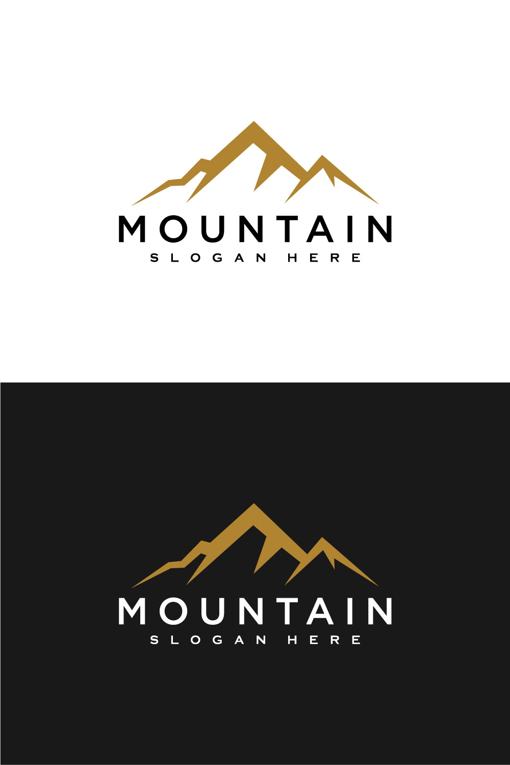 Mountain Logo Vector Design Template pinterest