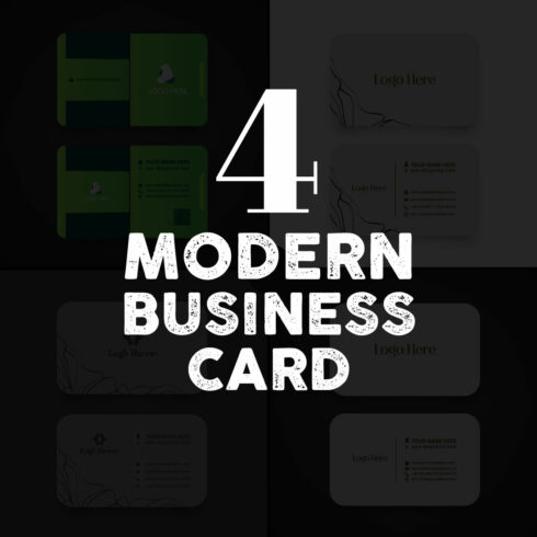 Modern Business Card cover image.