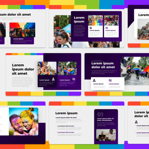 Pride Day Presentation Template – MasterBundles