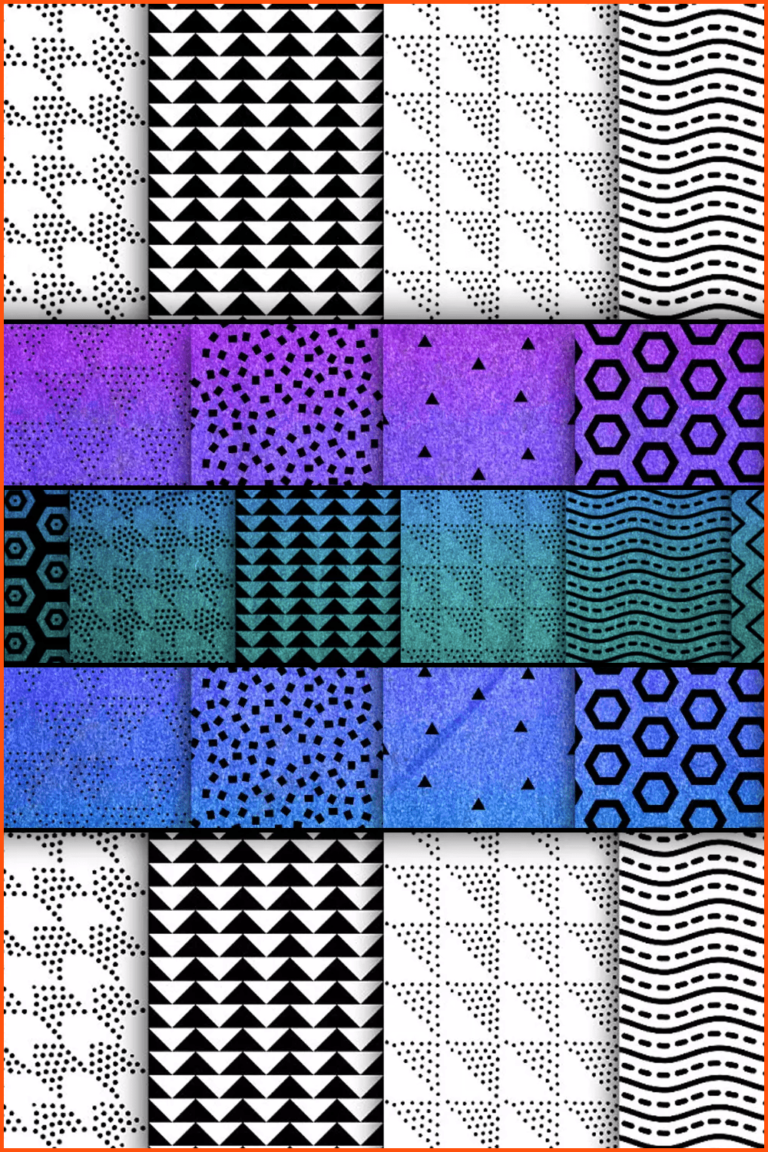45+ Free & Premium Geometric Patterns to Use in Your Designs