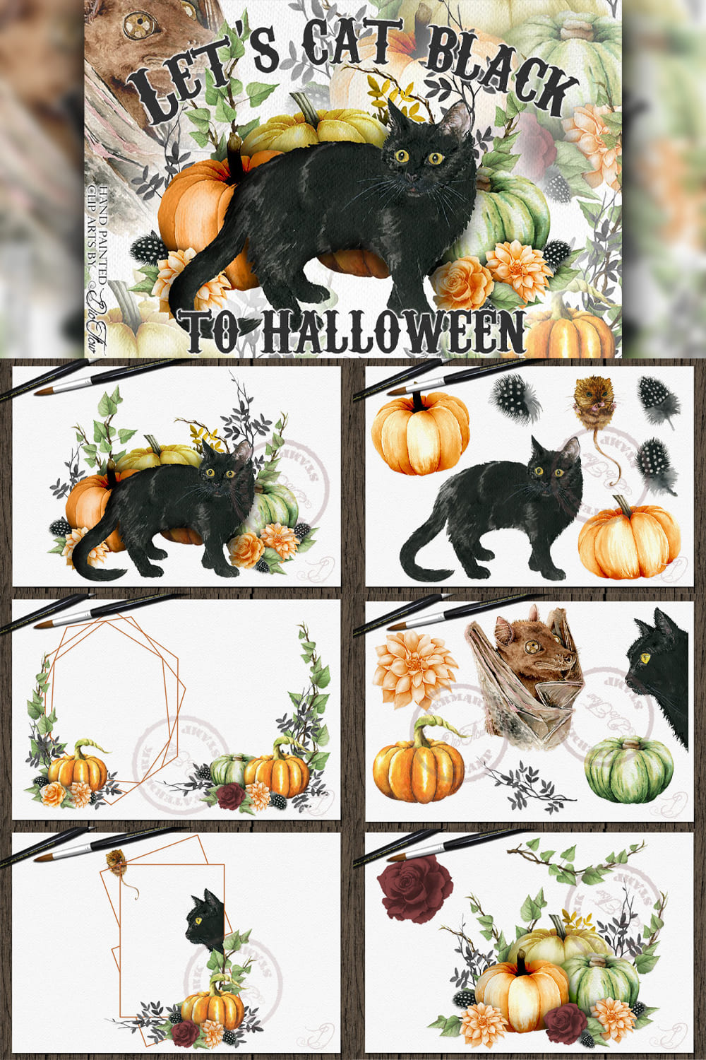 4130955 black cat halloween illustration pinterest 1000 1500