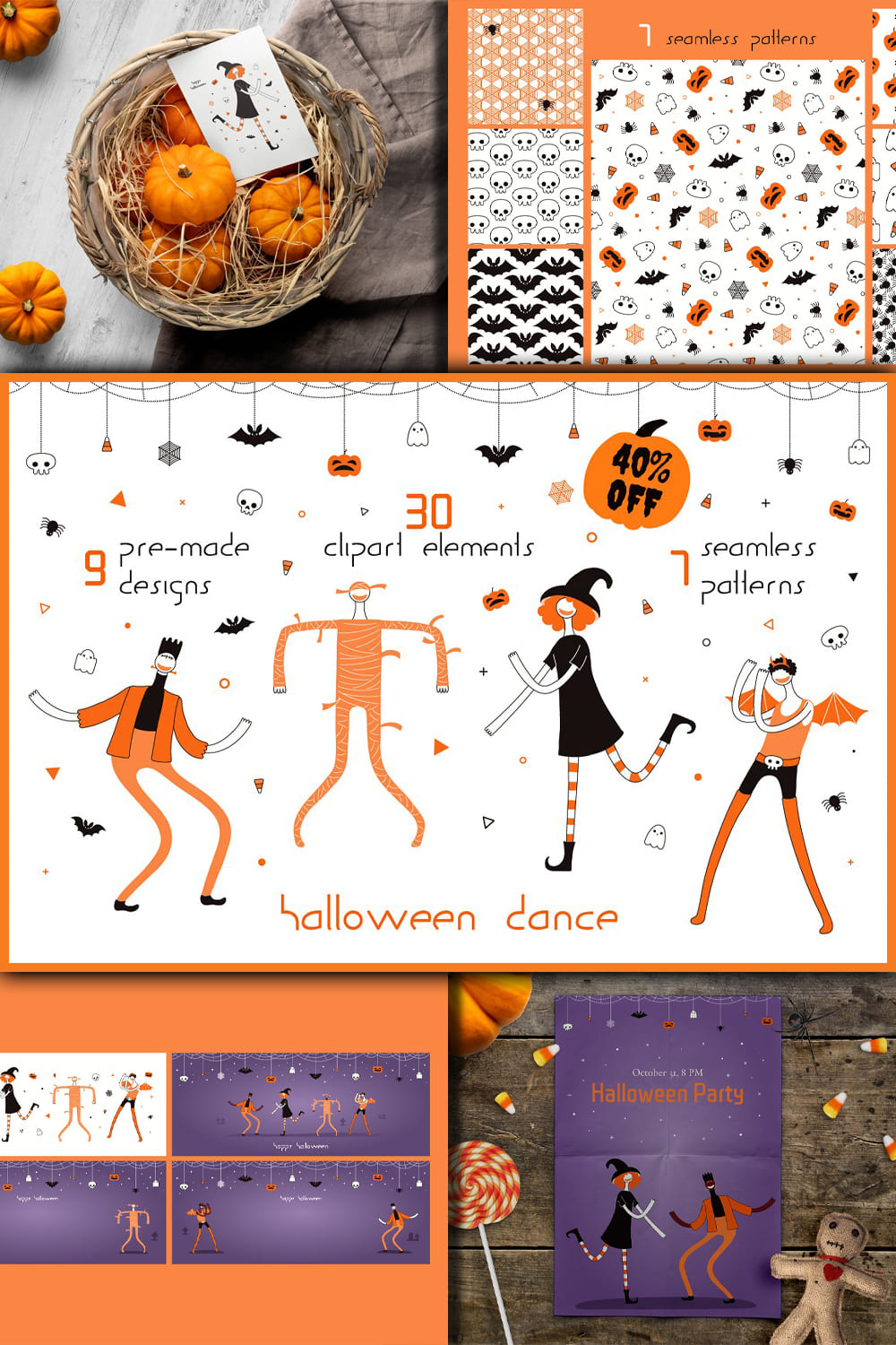4185550 halloween dance vector graphics pinterest 1000 1500