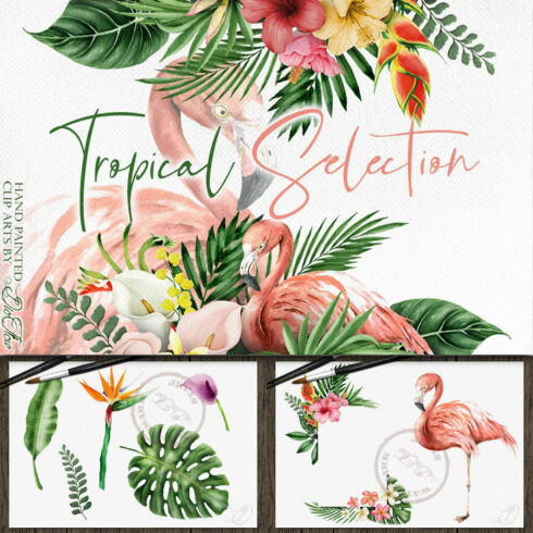 Tropical Selection Watercolor.