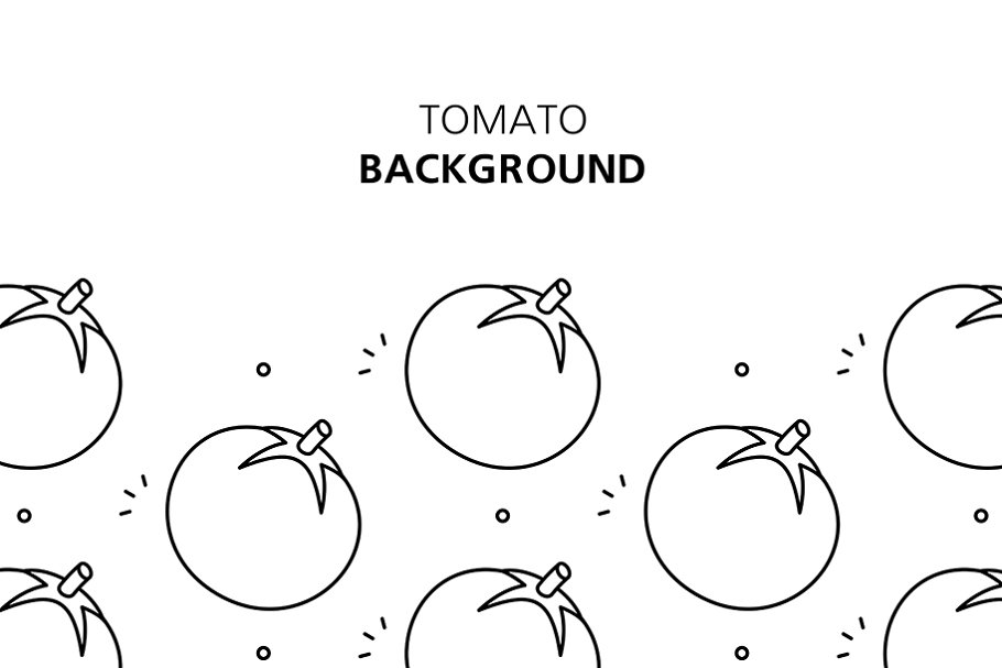 Tomato background in B&W.
