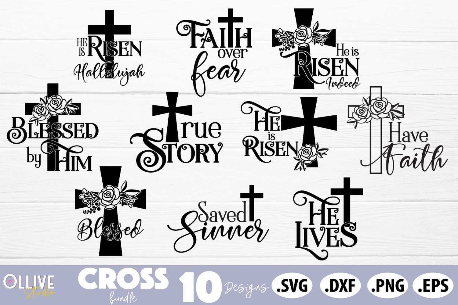 Cover image of Cross Bundle SVG.