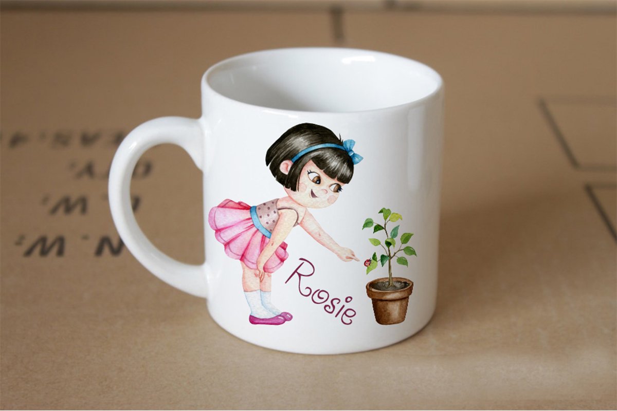 Little girl Rosie - cup preview.