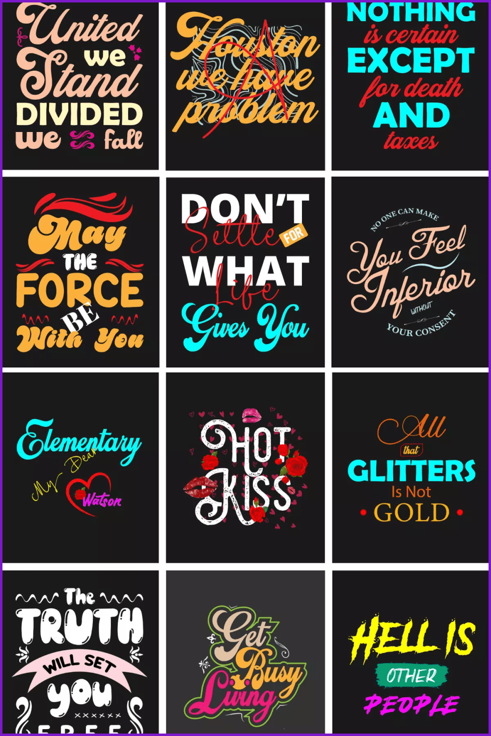 20+ Custom Typography T-Shirt Design Bundles.