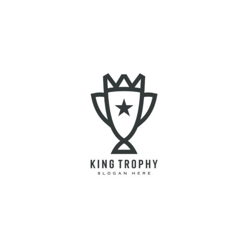 Trophy King Logo Vector Design