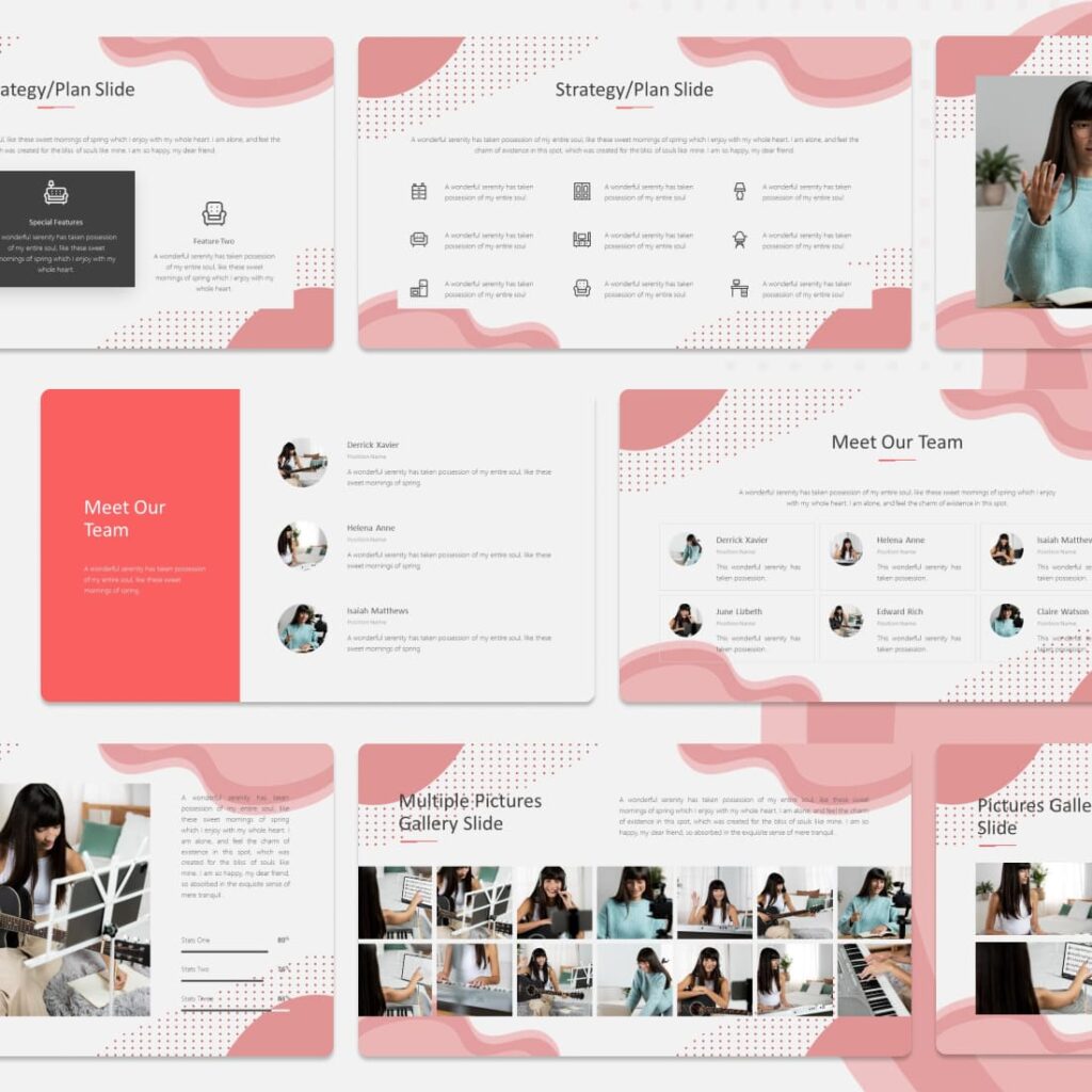 Music Teacher Keynote Template – MasterBundles