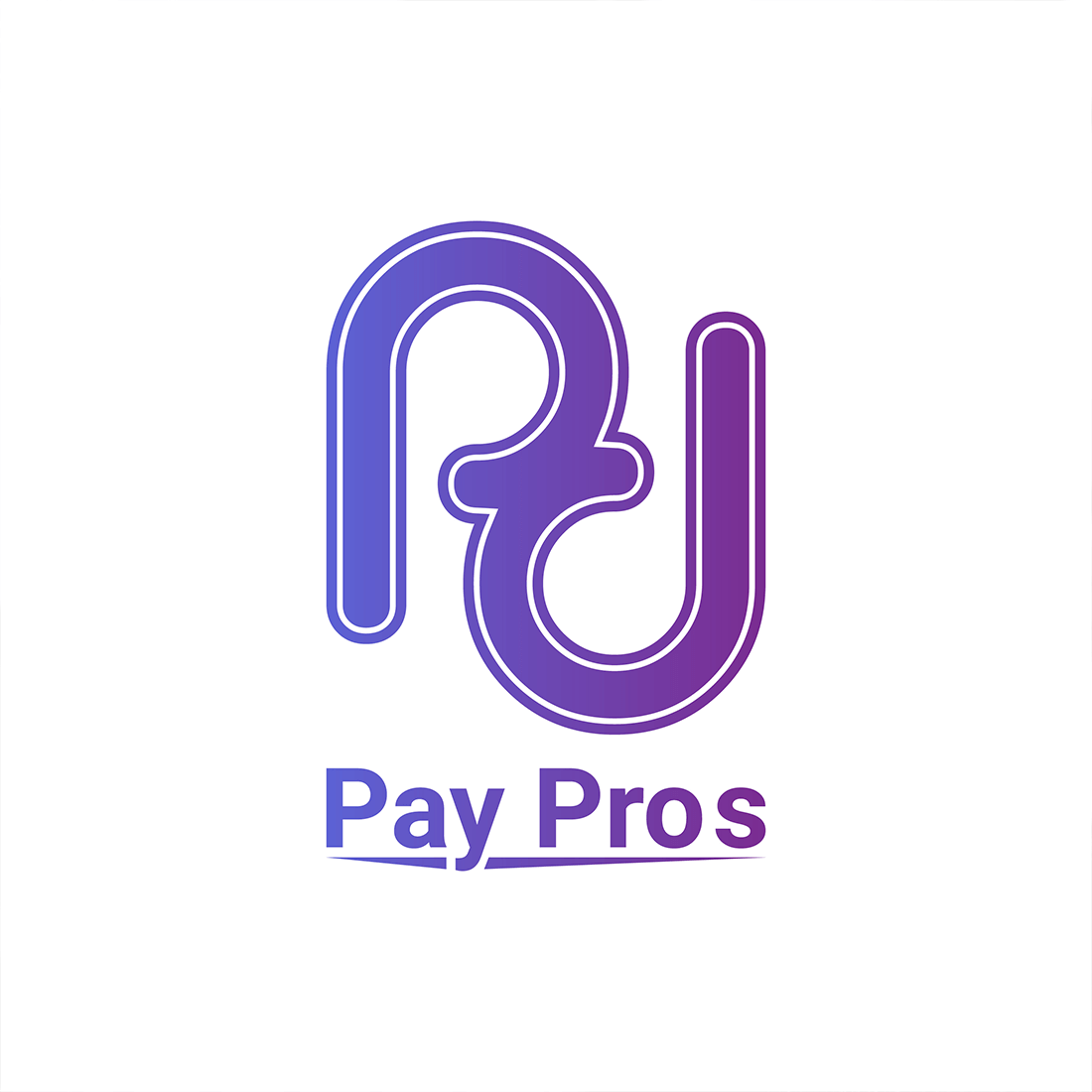 Paypros Logo Template - P Logo Design Template