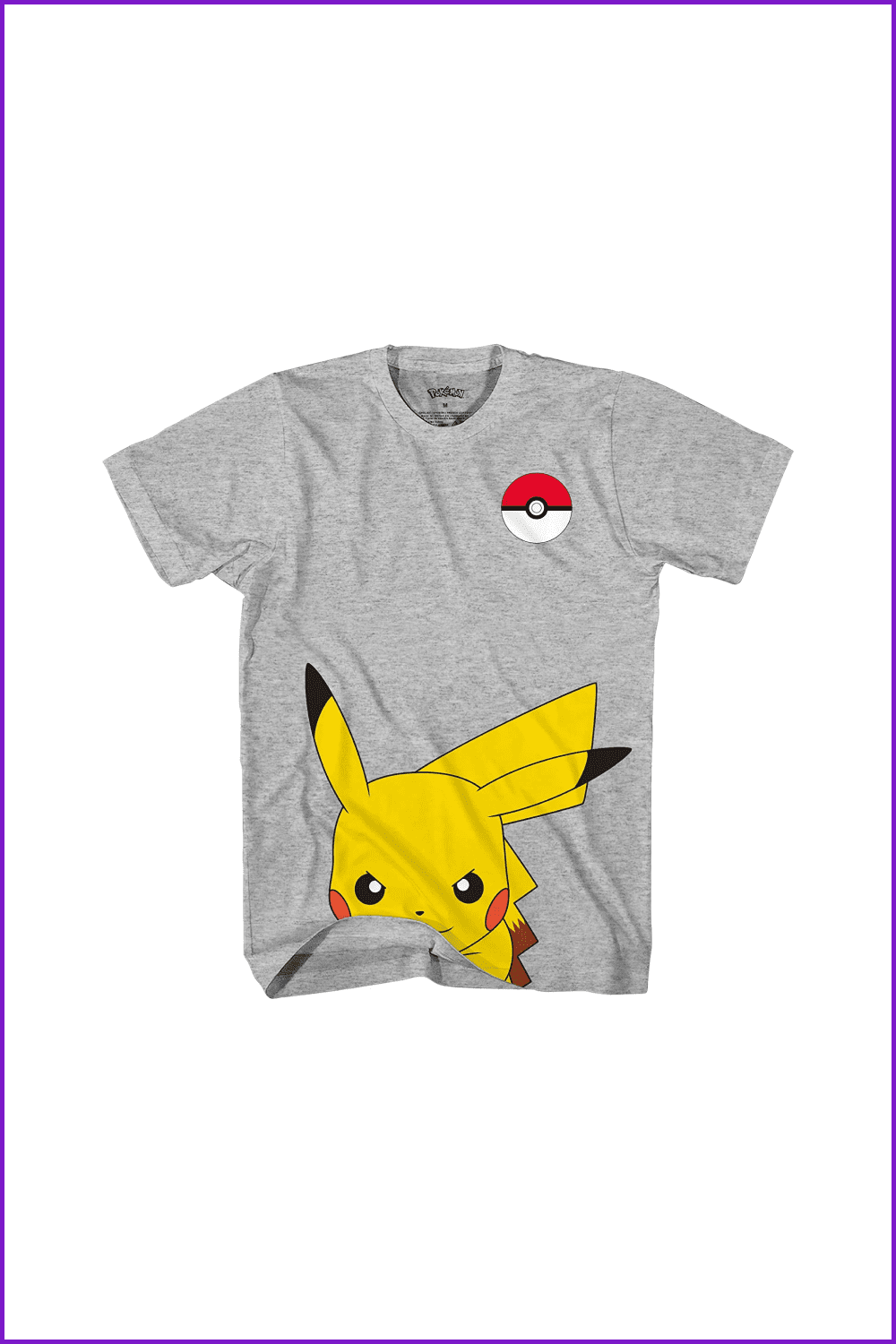 Pokemon Kids’ Pokémon Boy’s Cute Pikachu T-Shirt.