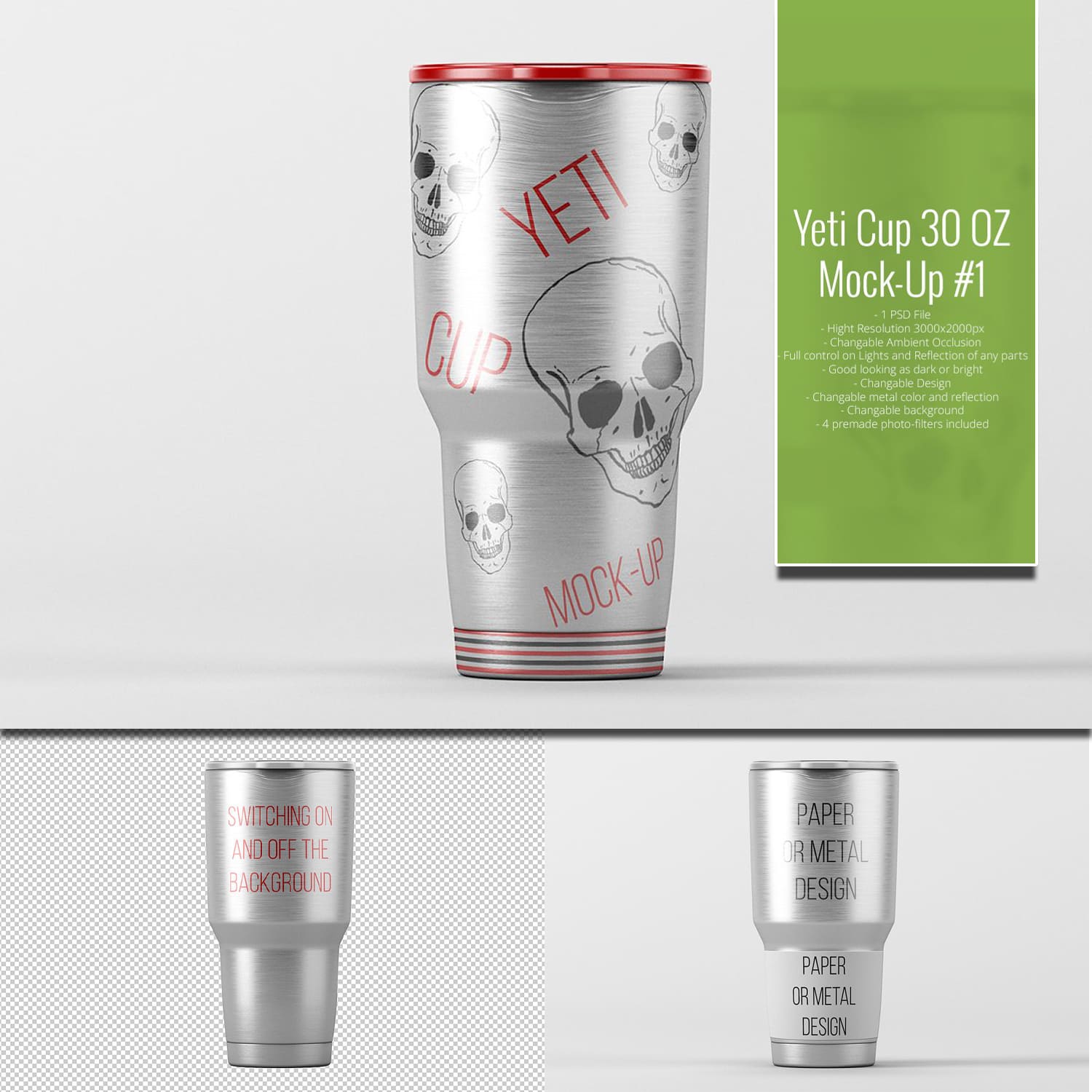 Yeti Cup Mock-Up.