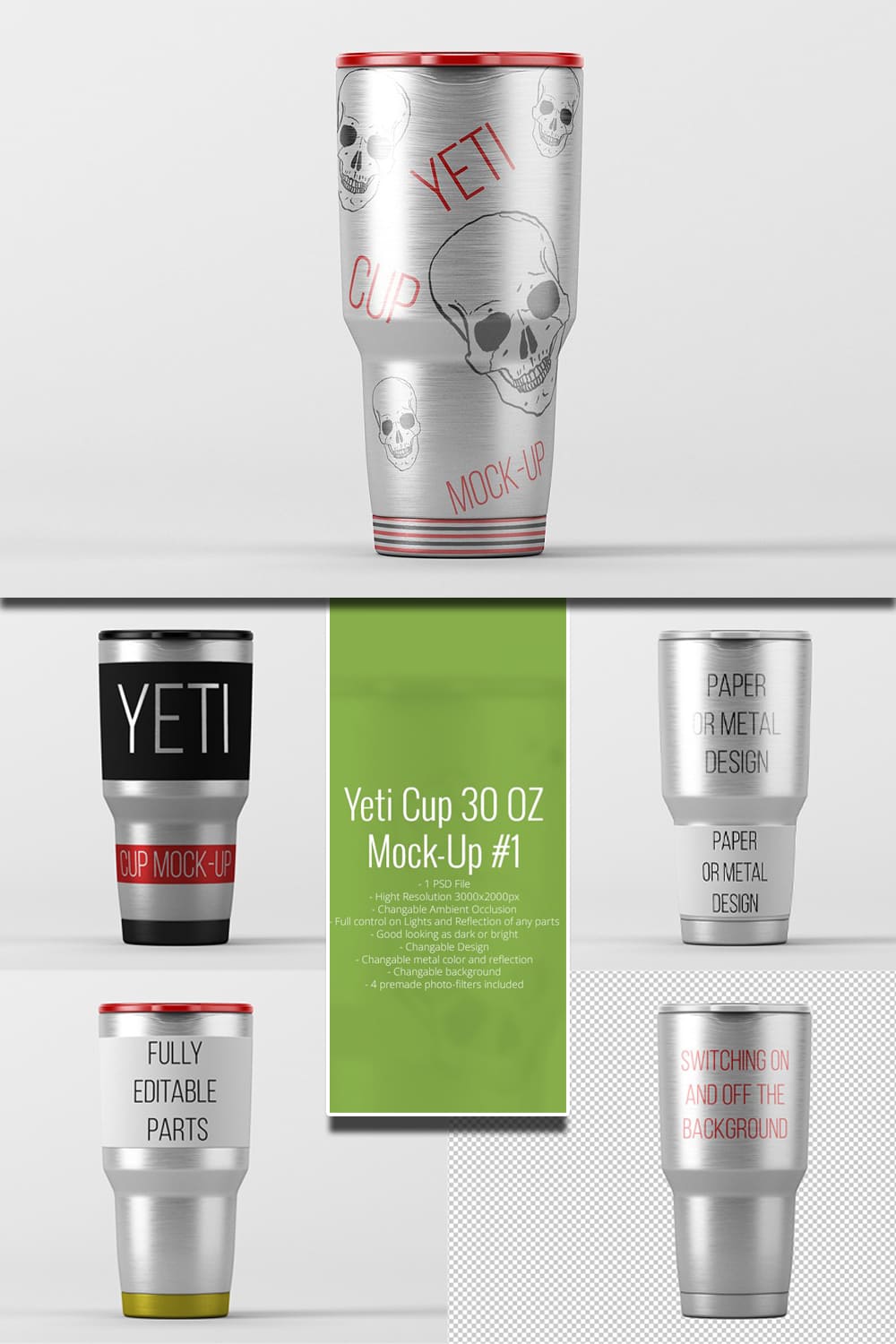 50%] Yeti Cup Mock-Up Bundle #1 – MasterBundles