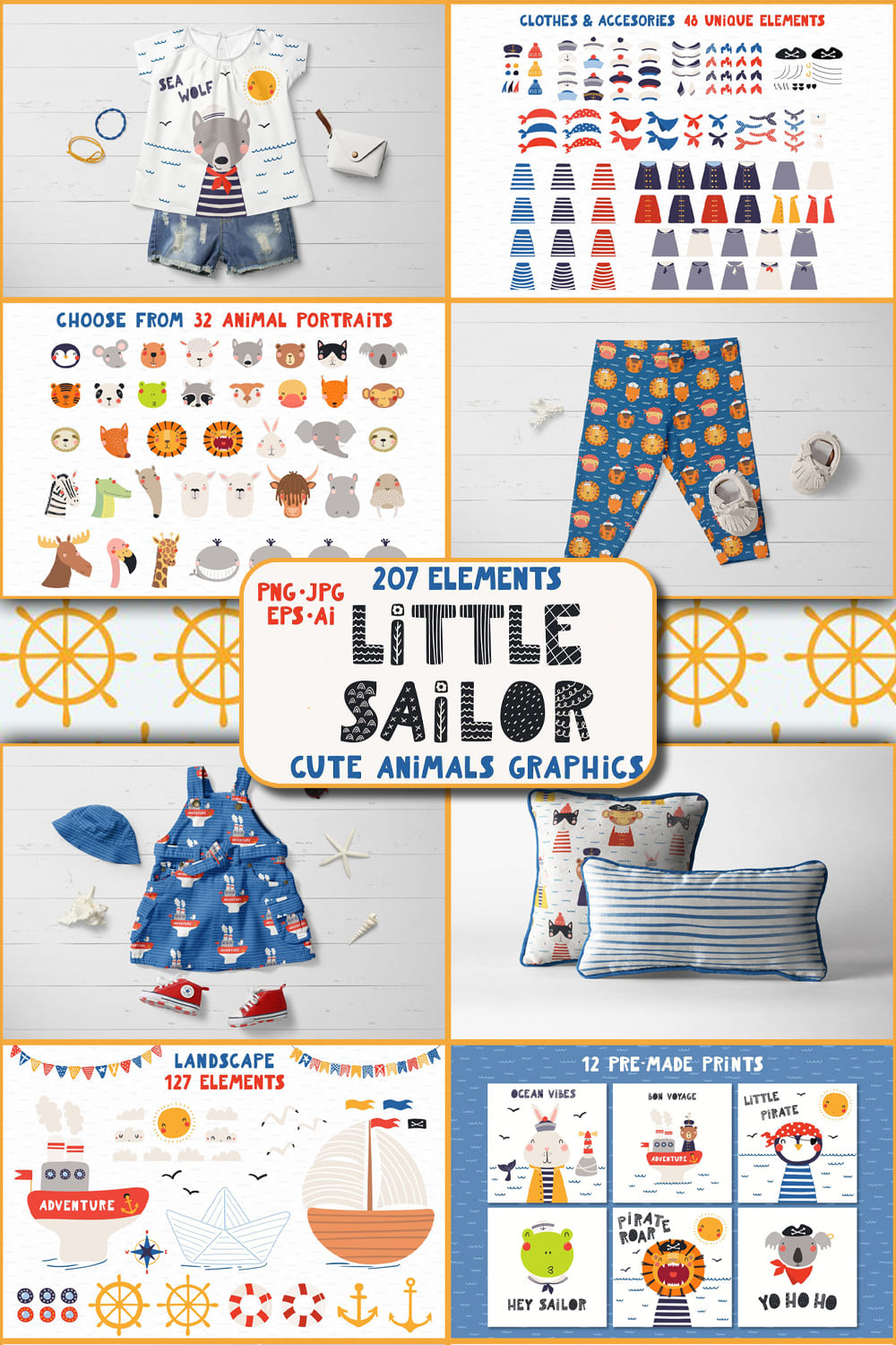 5956758 little sailor cute animals graphics pinterest 1000 1500