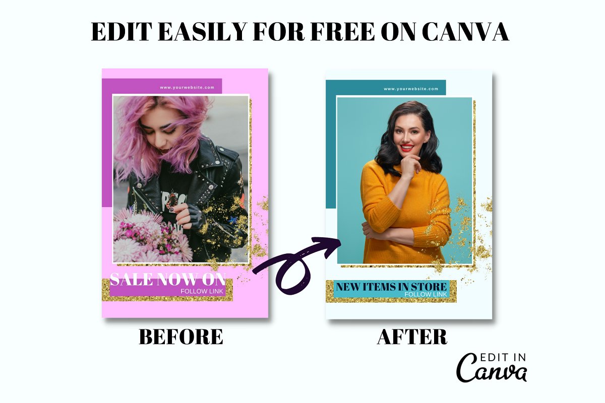 Edit easily for free on canva.