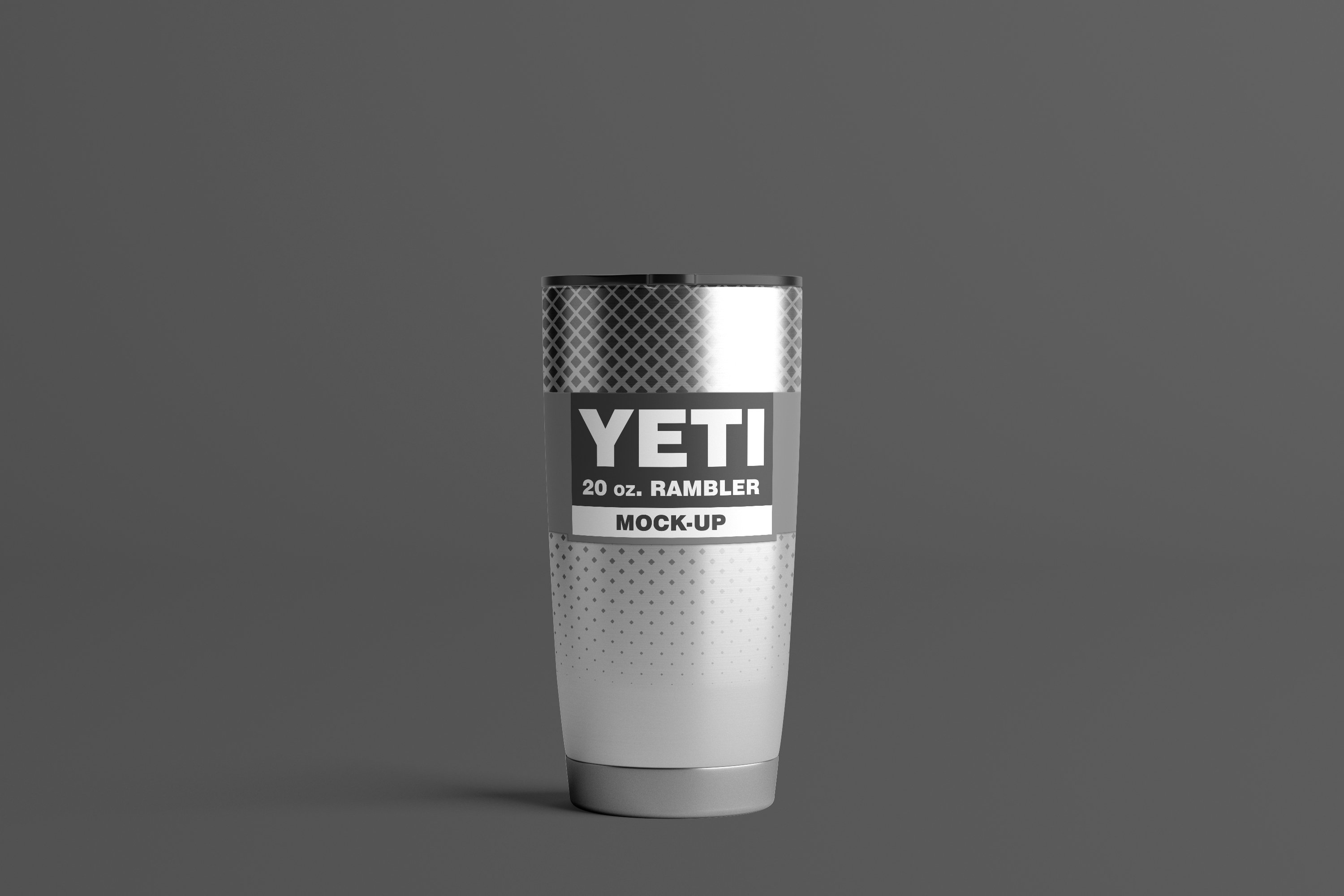 Medium gradient yeti cup with prints.