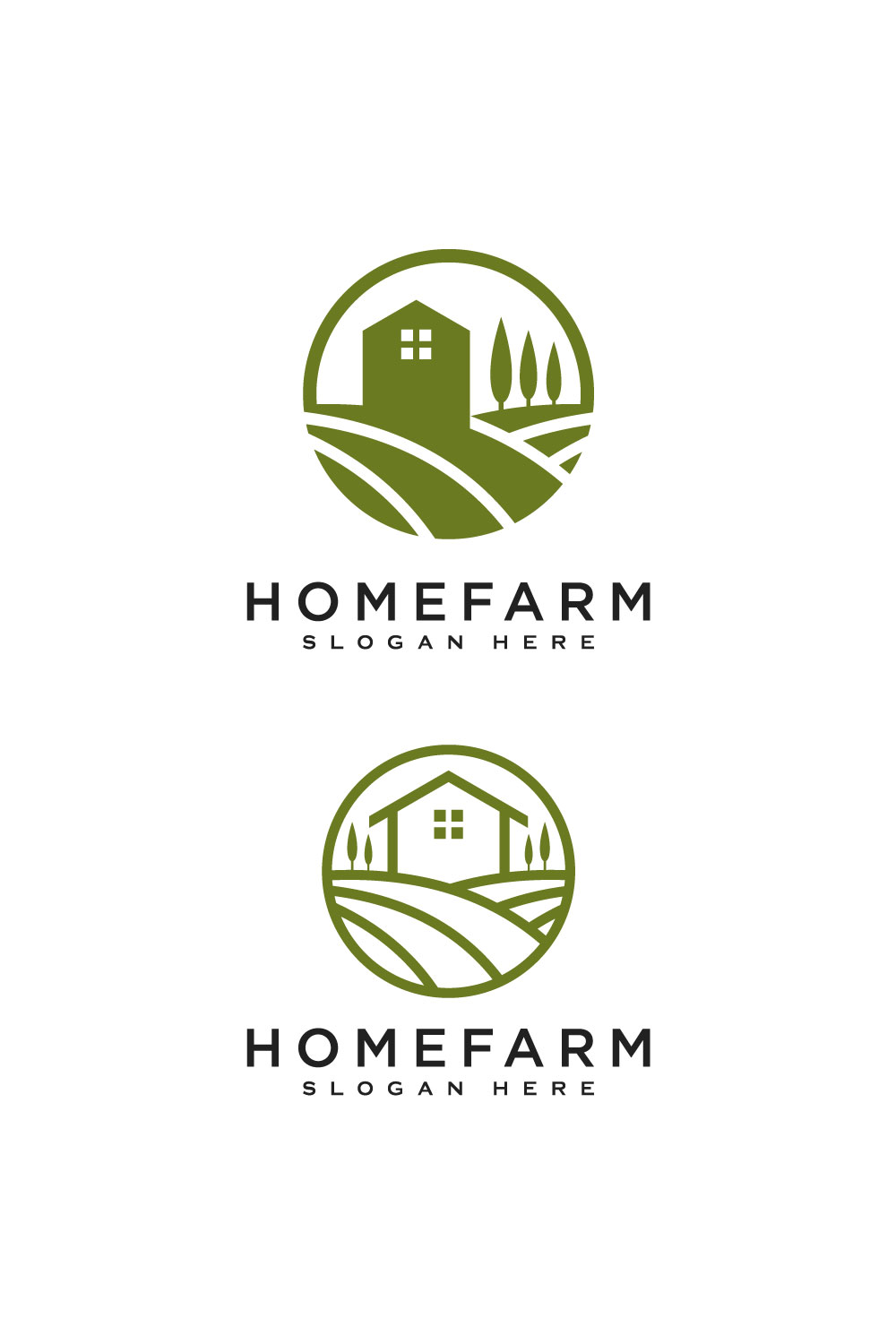 Home Farm Logo Vector Design pinterest.