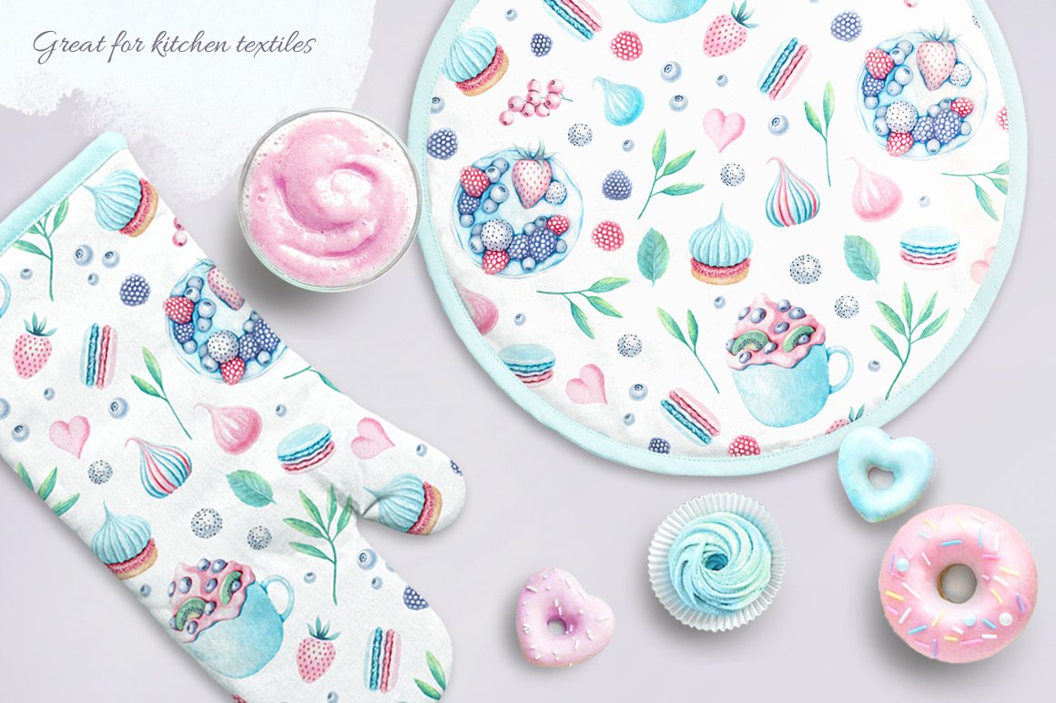 Use this sweet pastel collection for different purposes.