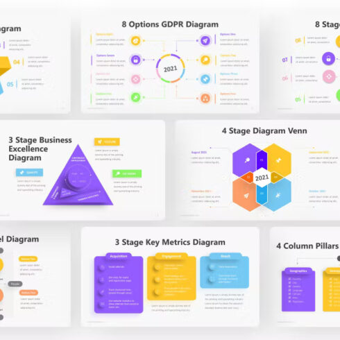 Infographic Diagram PowerPoint Template | Master Bundles