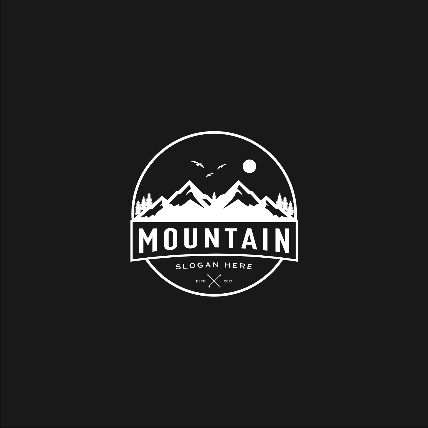Mountain Logo Vector Design previews.