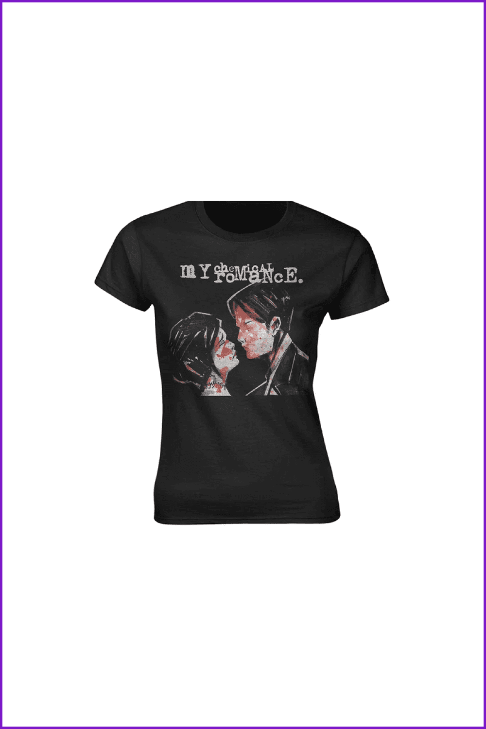 My Chemical Romance Ladies T-shirt: Three Cheers.