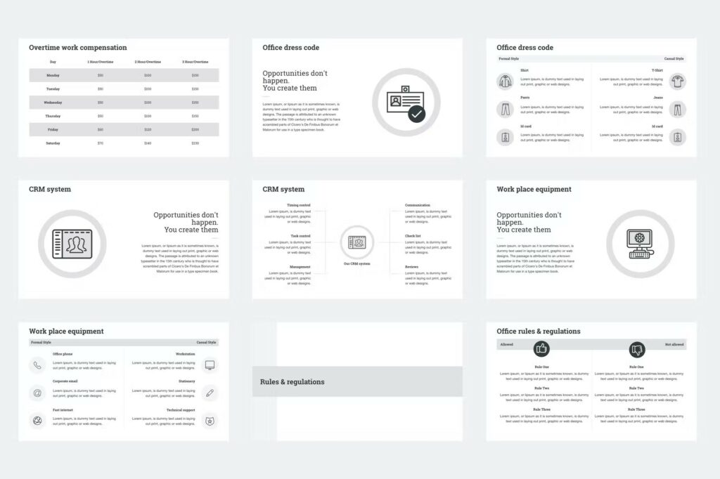 HR Human Resources Google Slides Template – MasterBundles