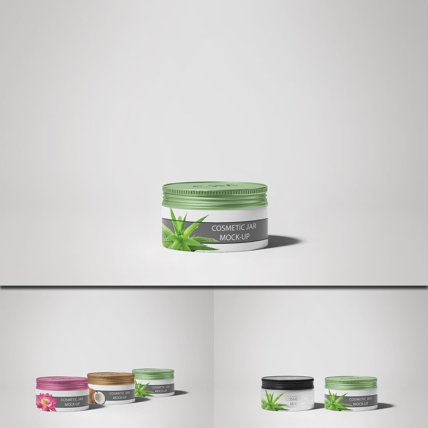 Cosmetic Jar Mock-Up cover.