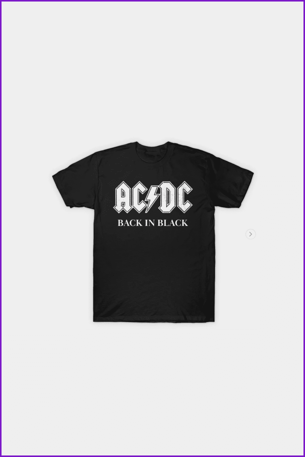 AC DC Back in Black T-Shirt.