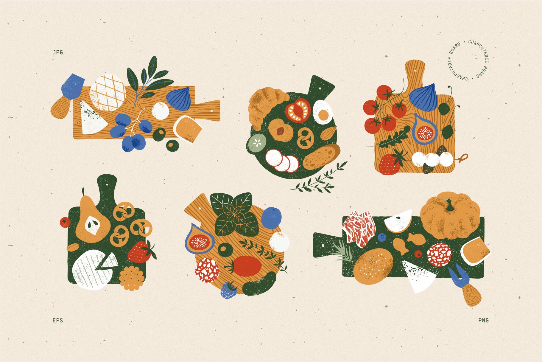 Cool autumn food collection.