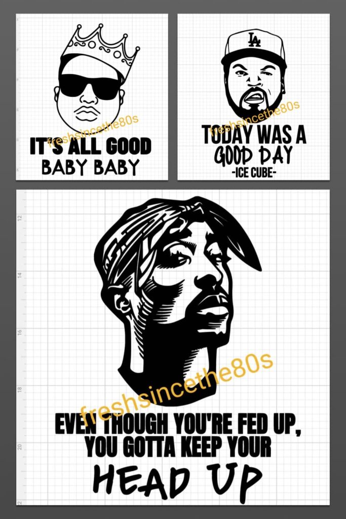 90s Gangsta Rap 4 SVG PNG JPG PDF Bundle – MasterBundles