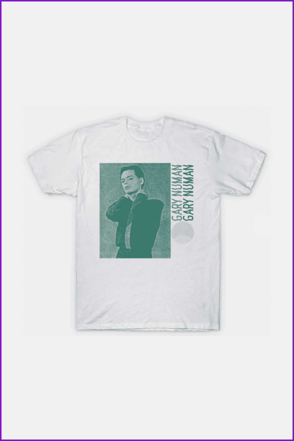 Gary Numan Retro 80s Fan Design T-Shirt.