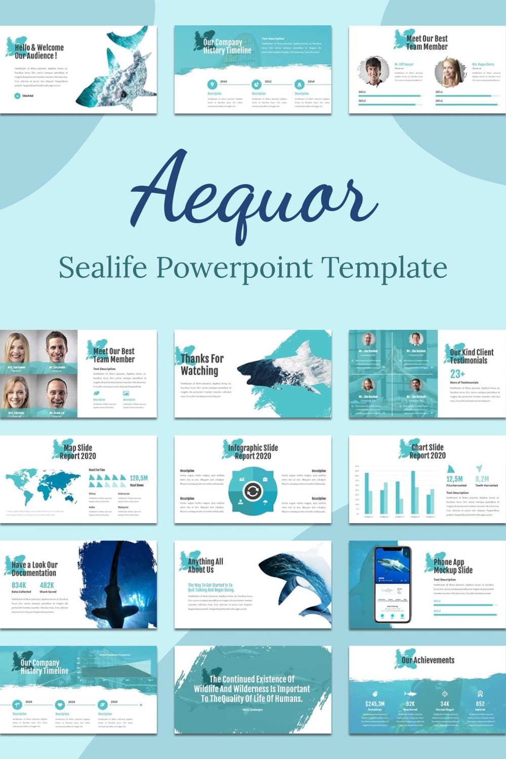 aequor sealife powerpoint template 03