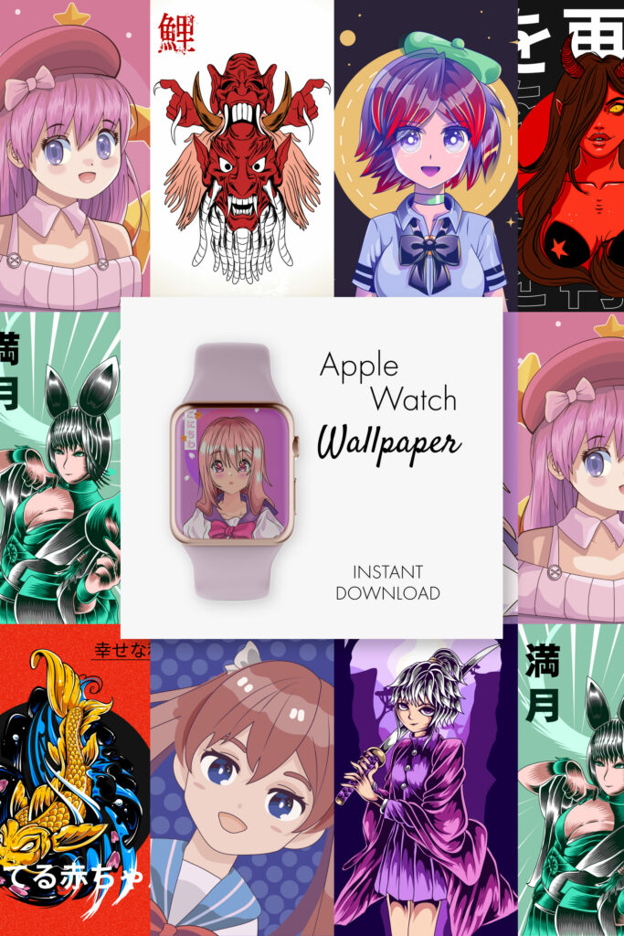 Anime Apple Watch Faces MasterBundles