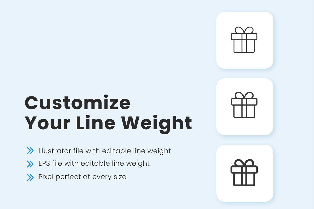 Customize your line weight.