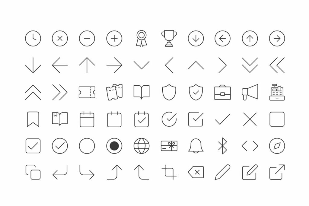 Mega Line Icon Mega Icon Set - 300 Line Icons – MasterBundles