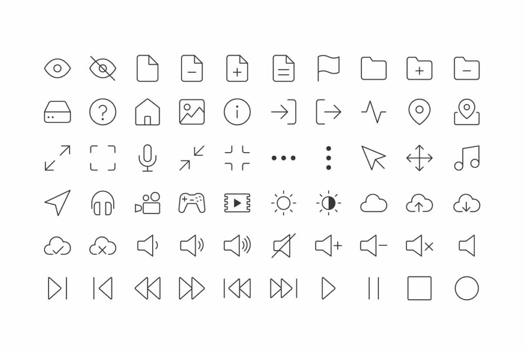 Mega Line Icon Mega Icon Set - 300 Line Icons – MasterBundles