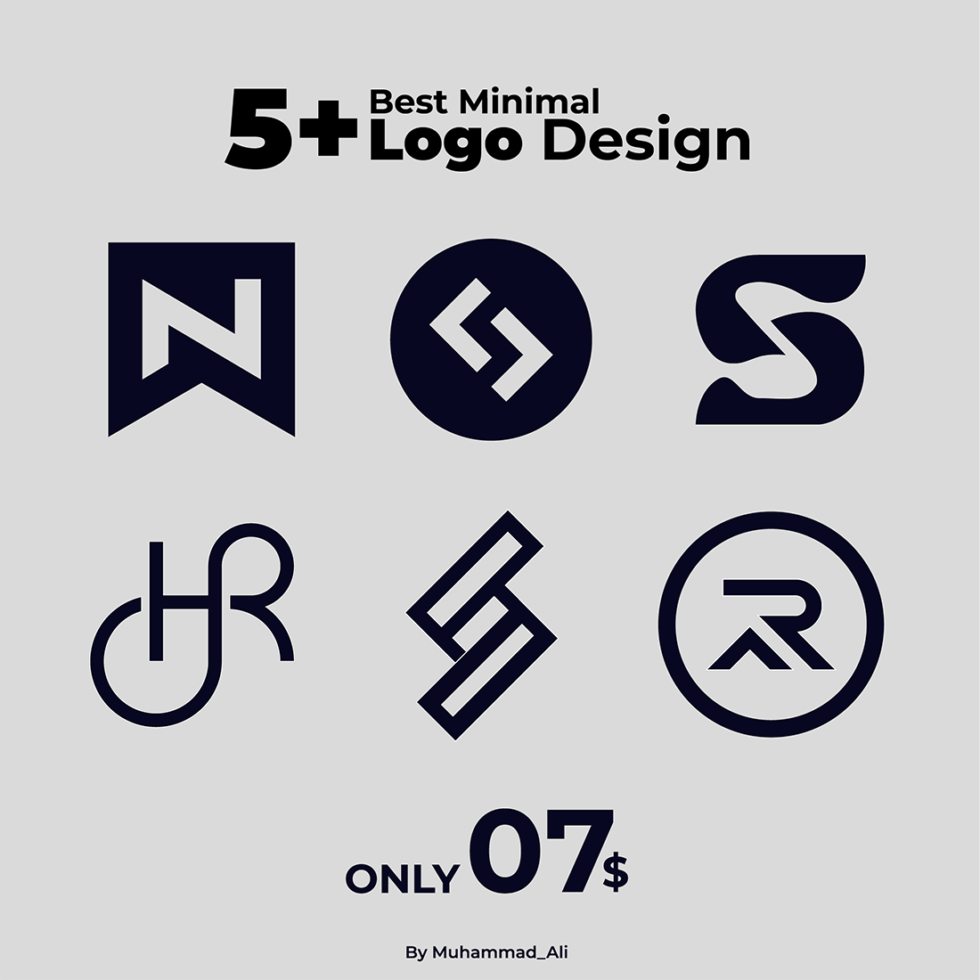 Best Minimal Logo Design cover image.