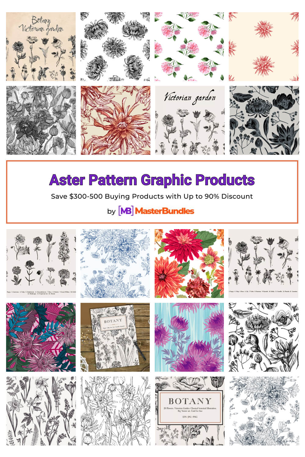 aster pattern graphic products pinterest image.