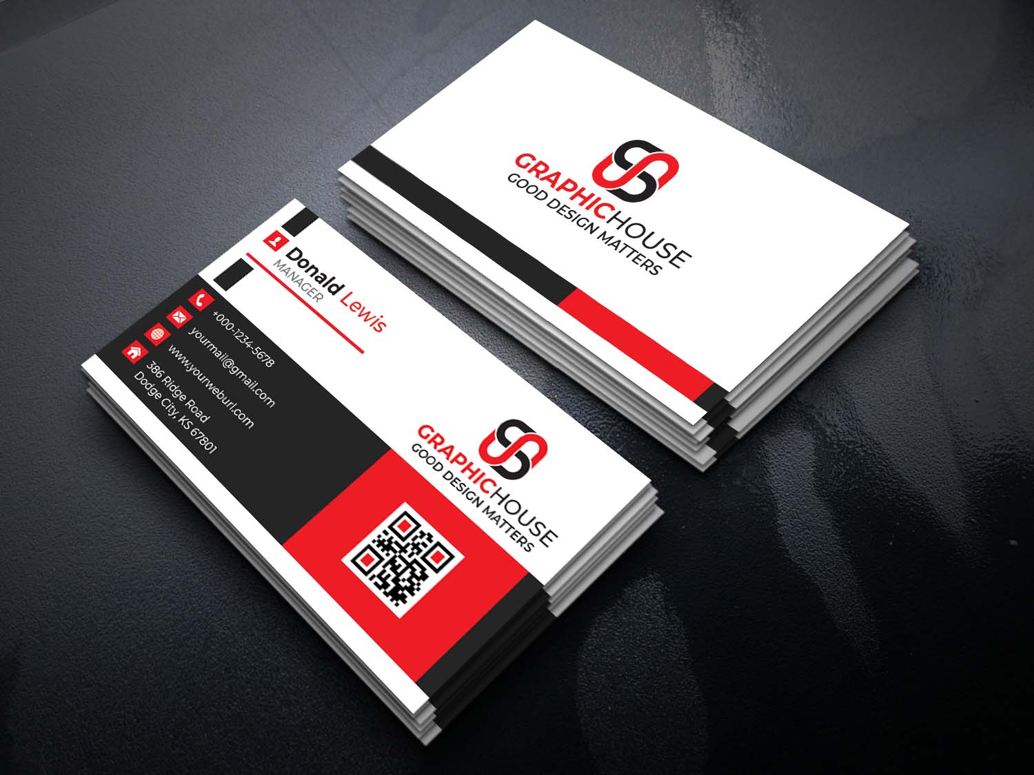 Stylish And Professional Business Card Template.