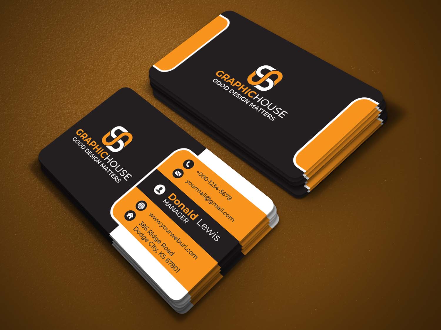 Modern Creative And Professional Business Card Template PSD