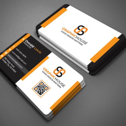 Creative & Professional Business Card Template | MasterBundles