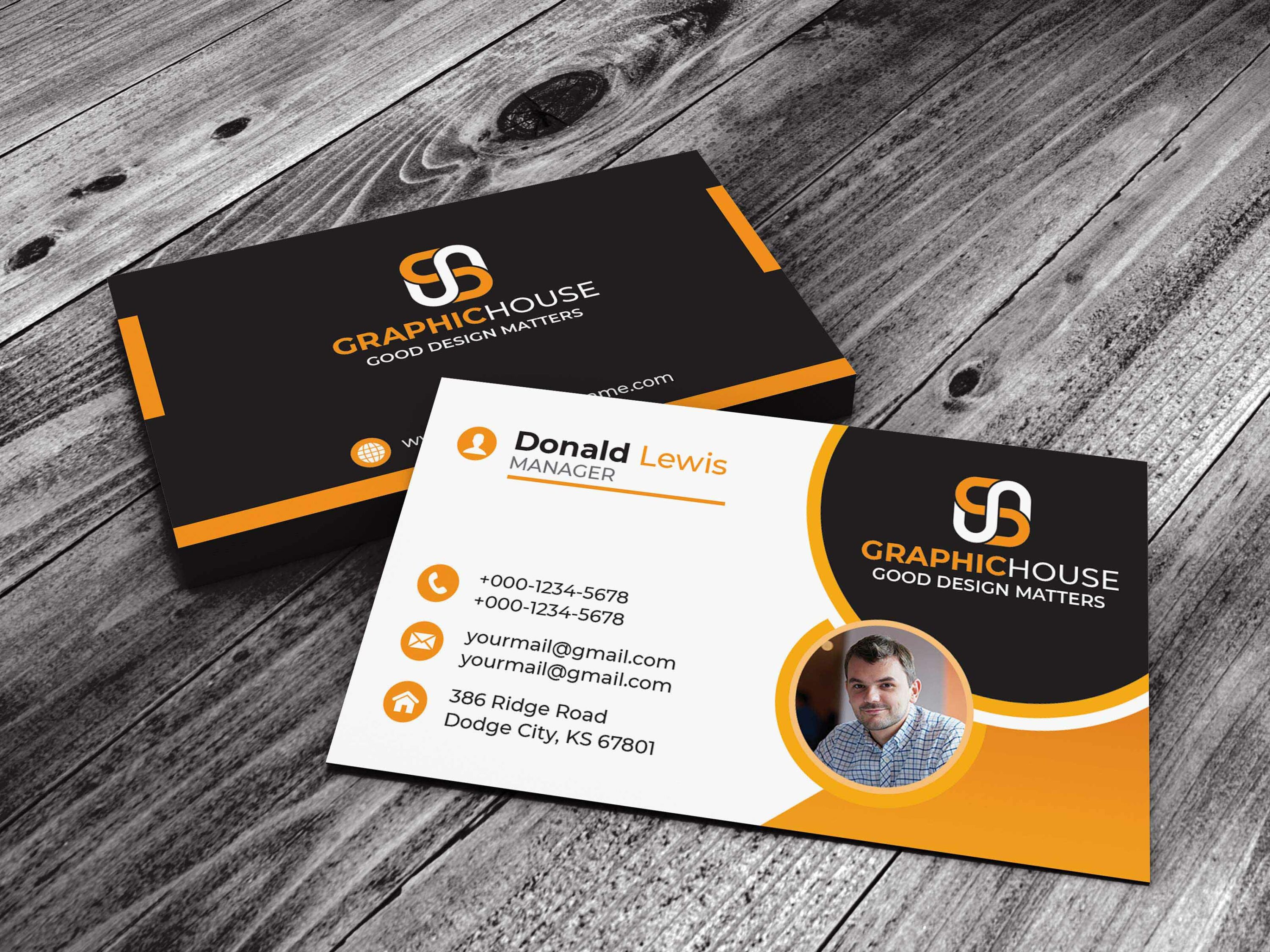 Creative Professional Business Card Template.