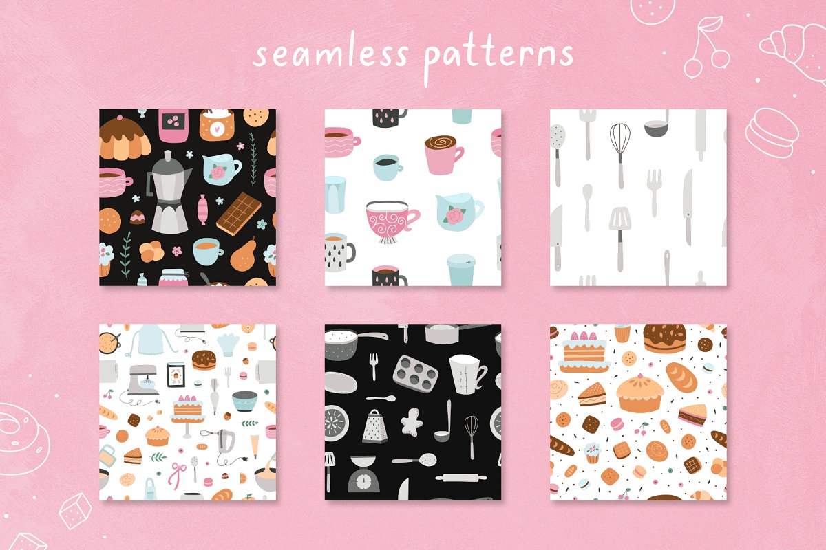 Bakery preview patterns.