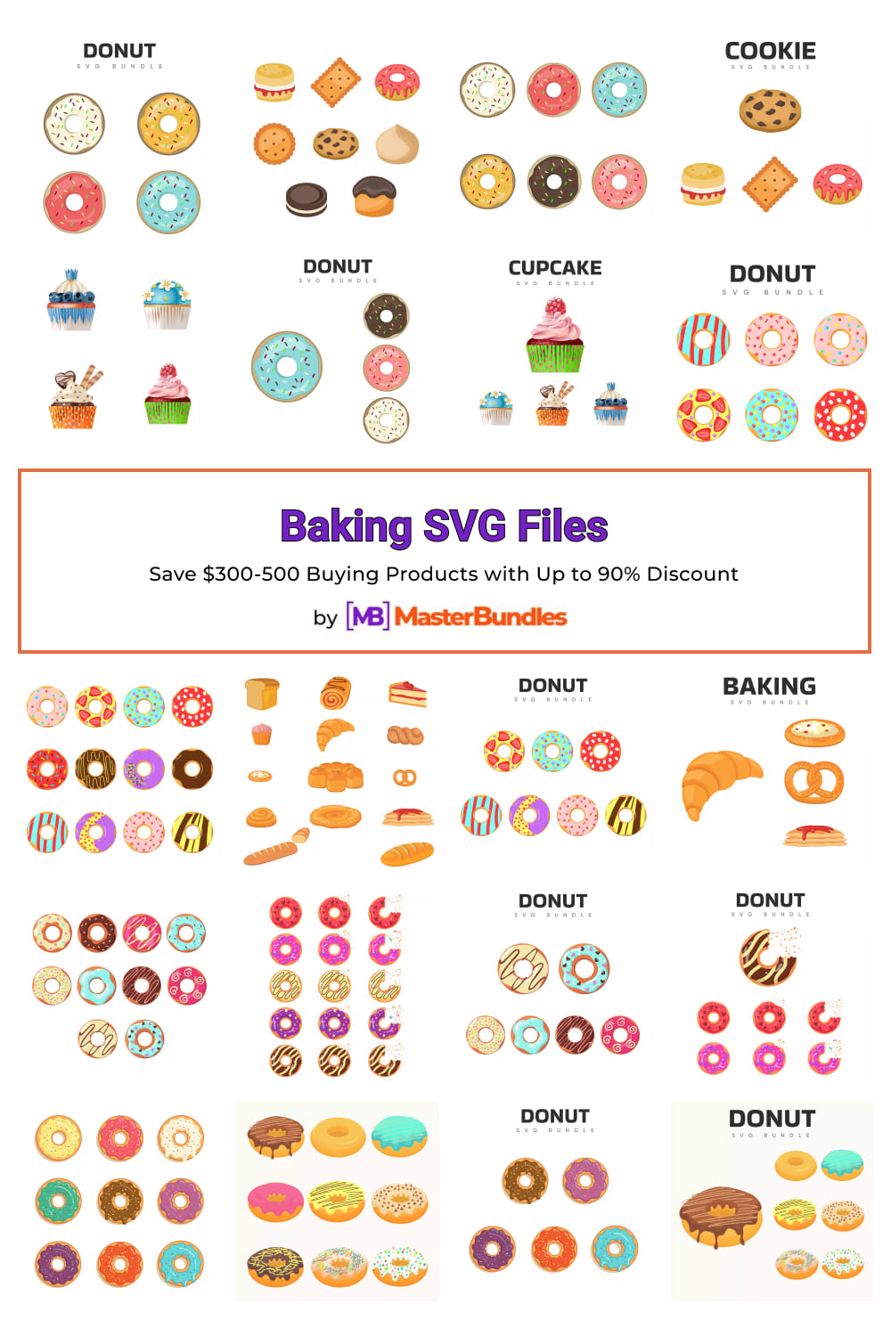 Baking SVG Files Pinterest image.